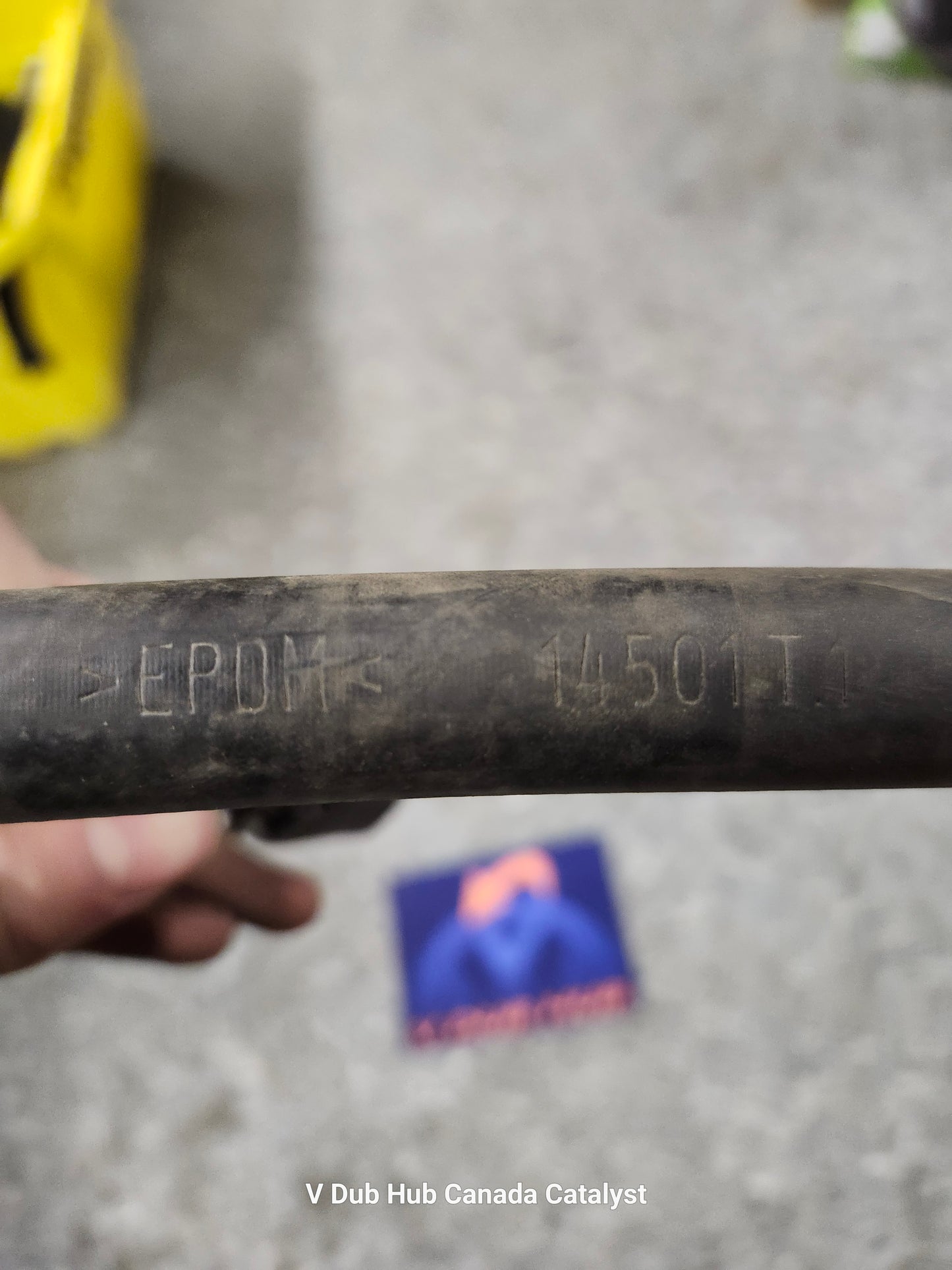 > EPDM< rubber pipe coolant pipe 1450111
