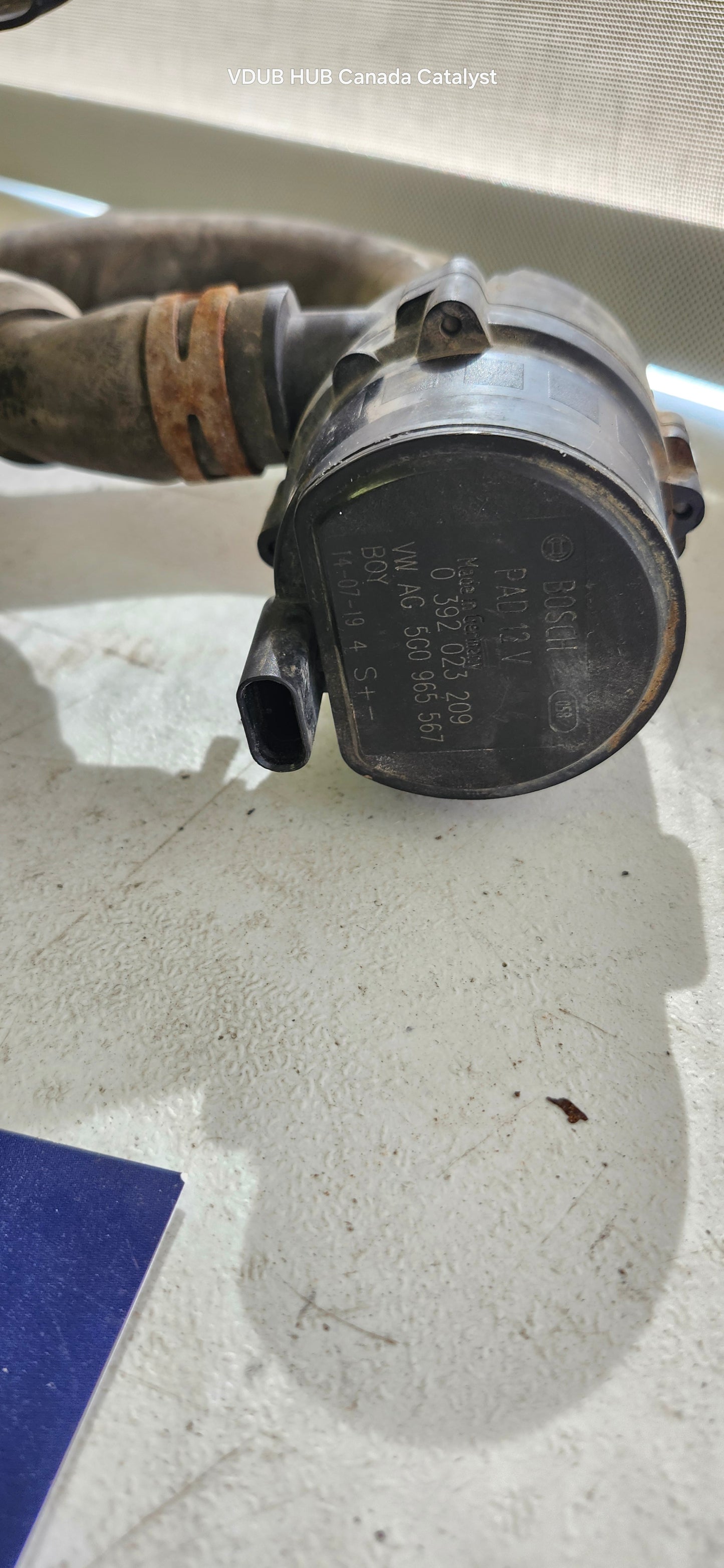 B7 Coolant Line Set Up