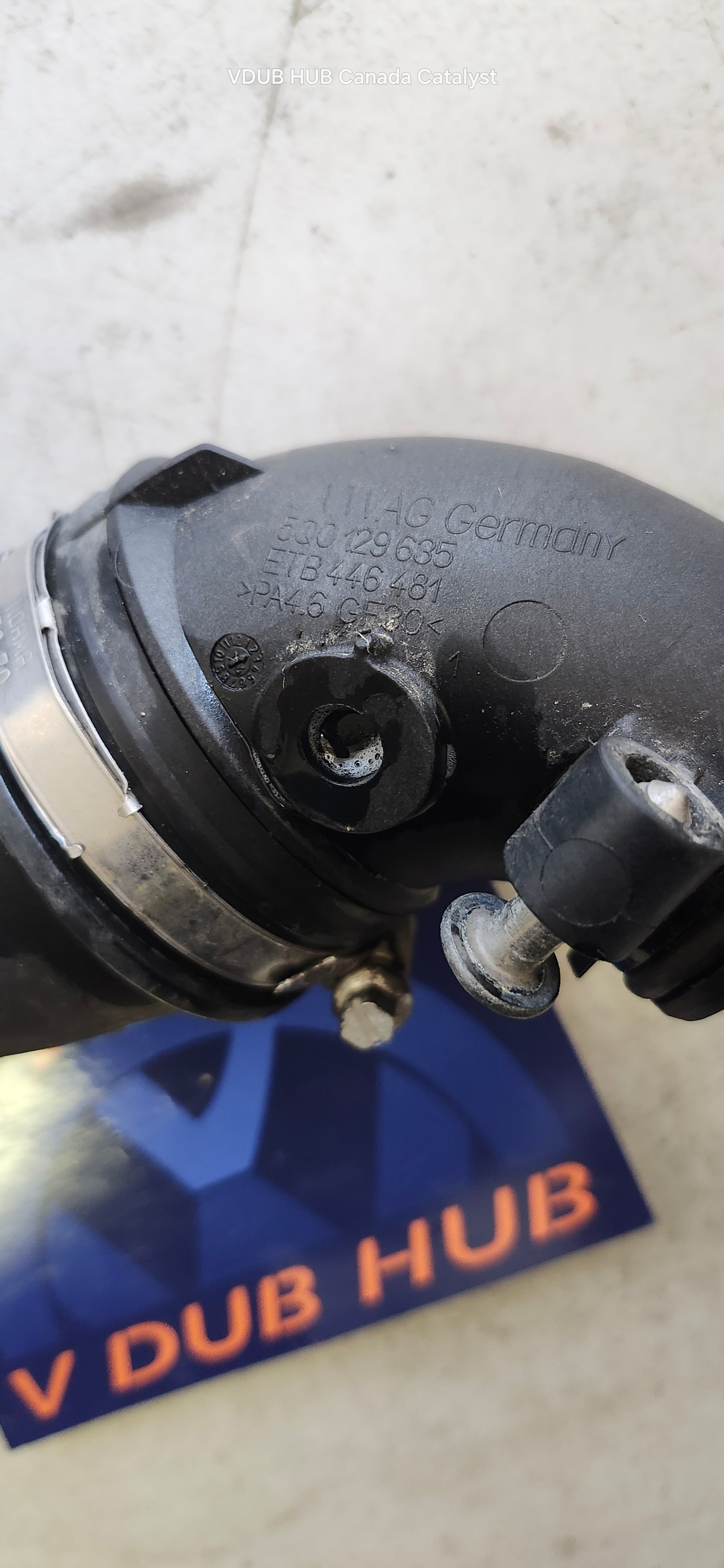 B7 Intake Pipe and Adapter
