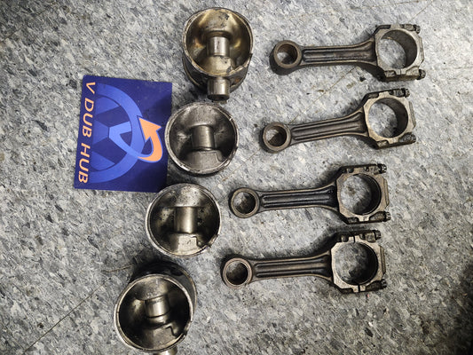 ALH TDI Pistons/Connecting Rods - Set of 4