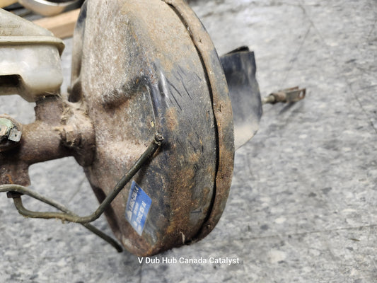 Mk1 brake booster, master, reservoir assembly