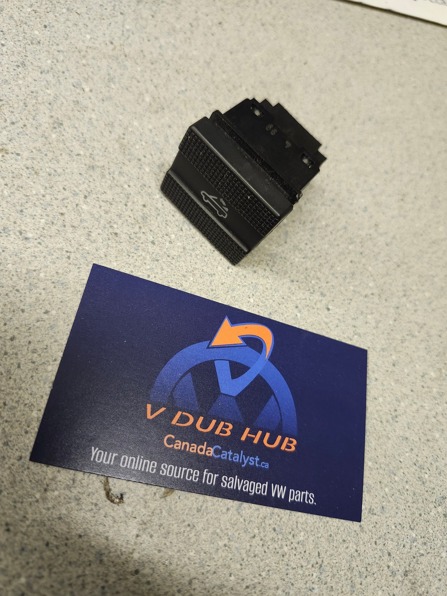 Cabrio soft top power button