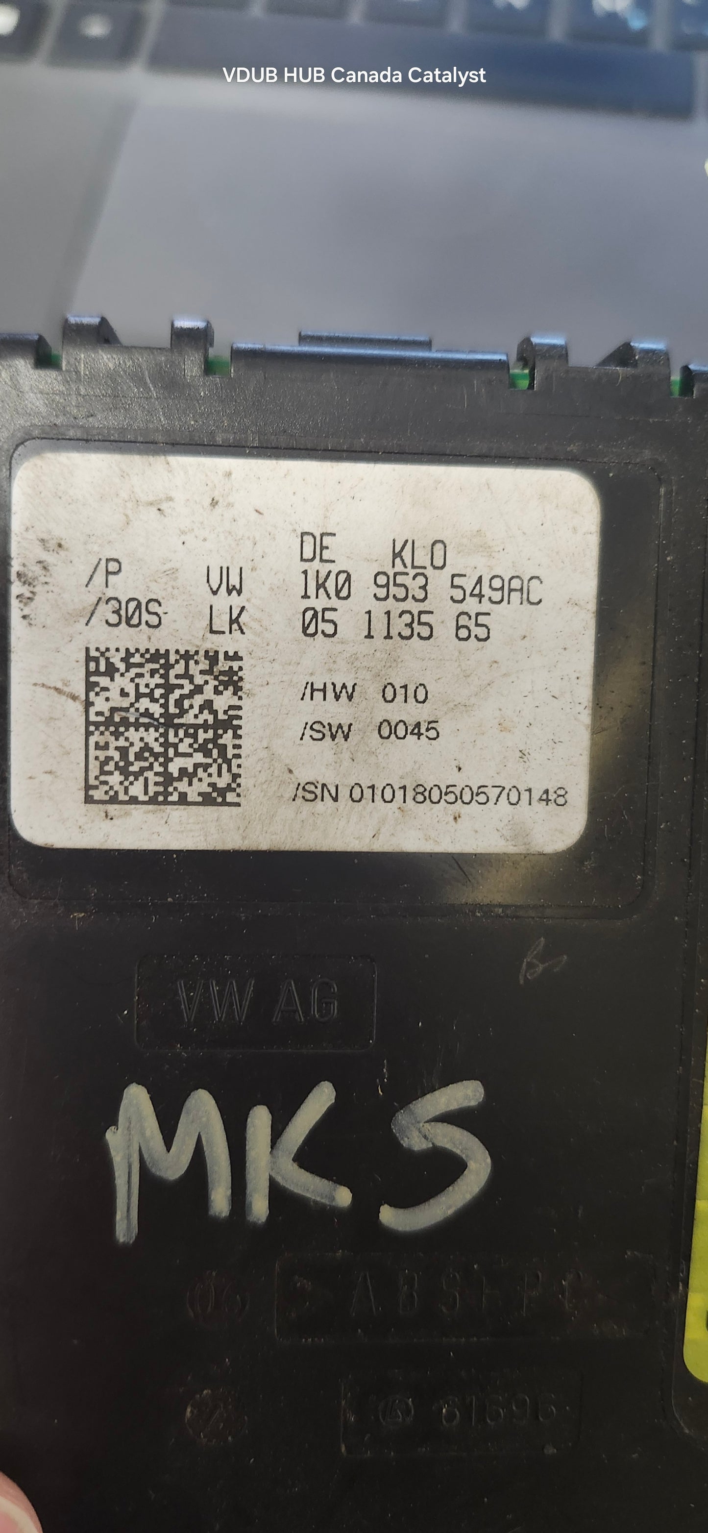 MK5 Steering MODULE 1K0953549AC