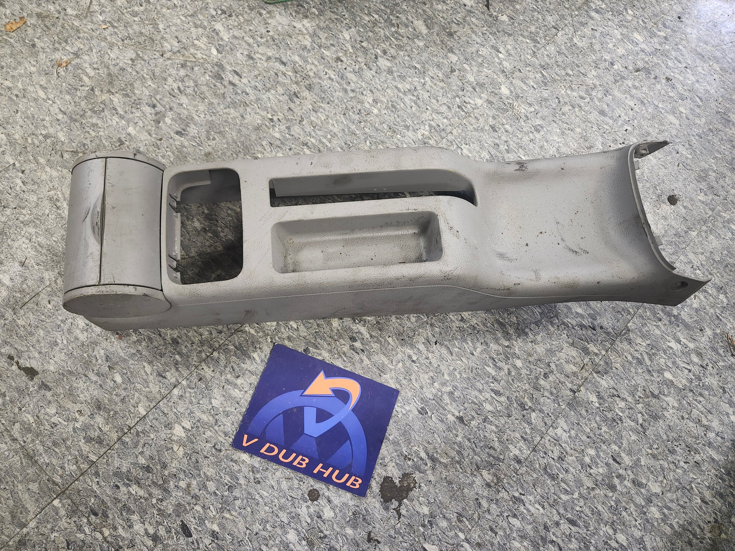MK4 grey Jetta Center Console Rear HALF