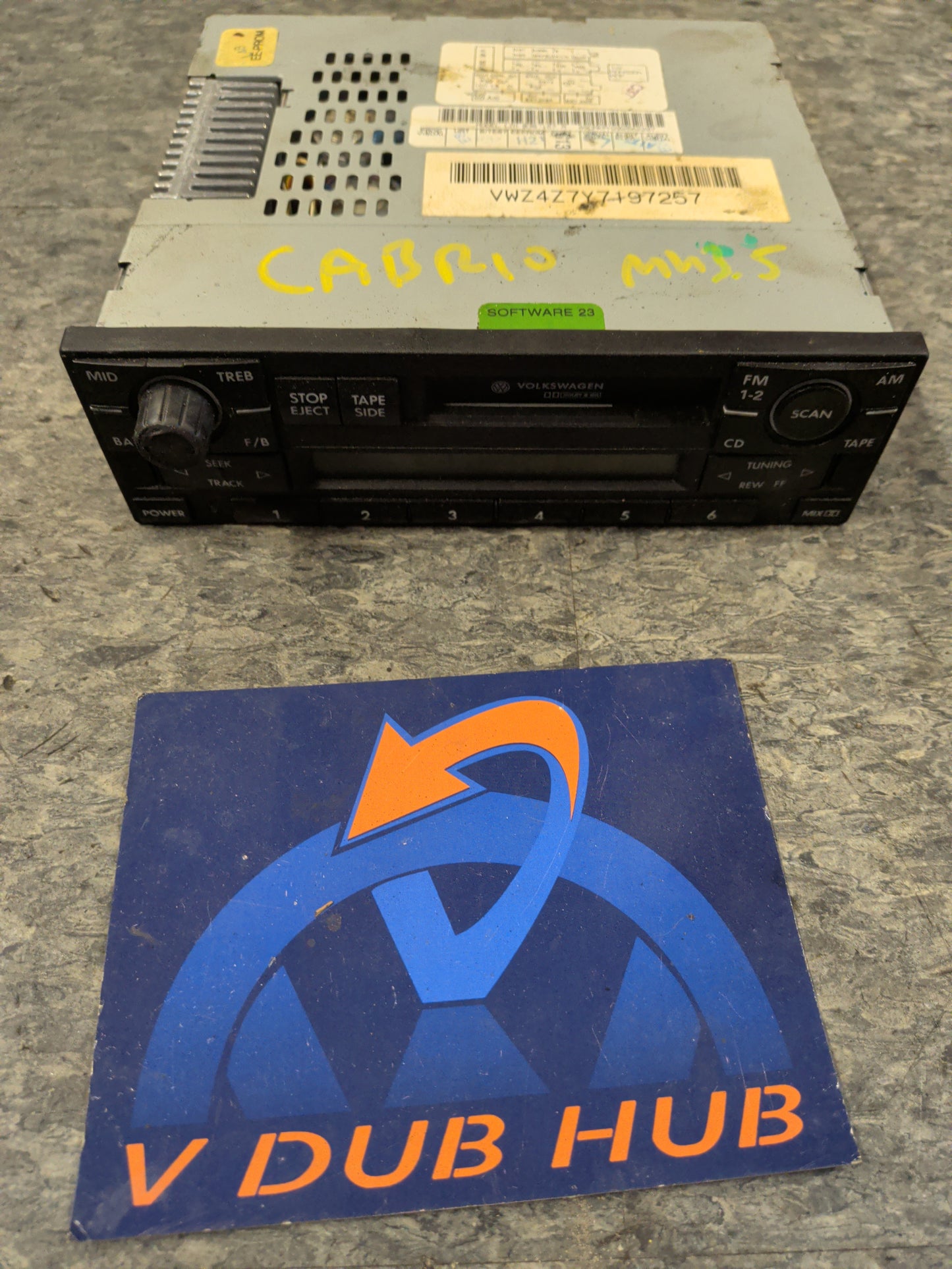 Mk3.5 Cabrio radio