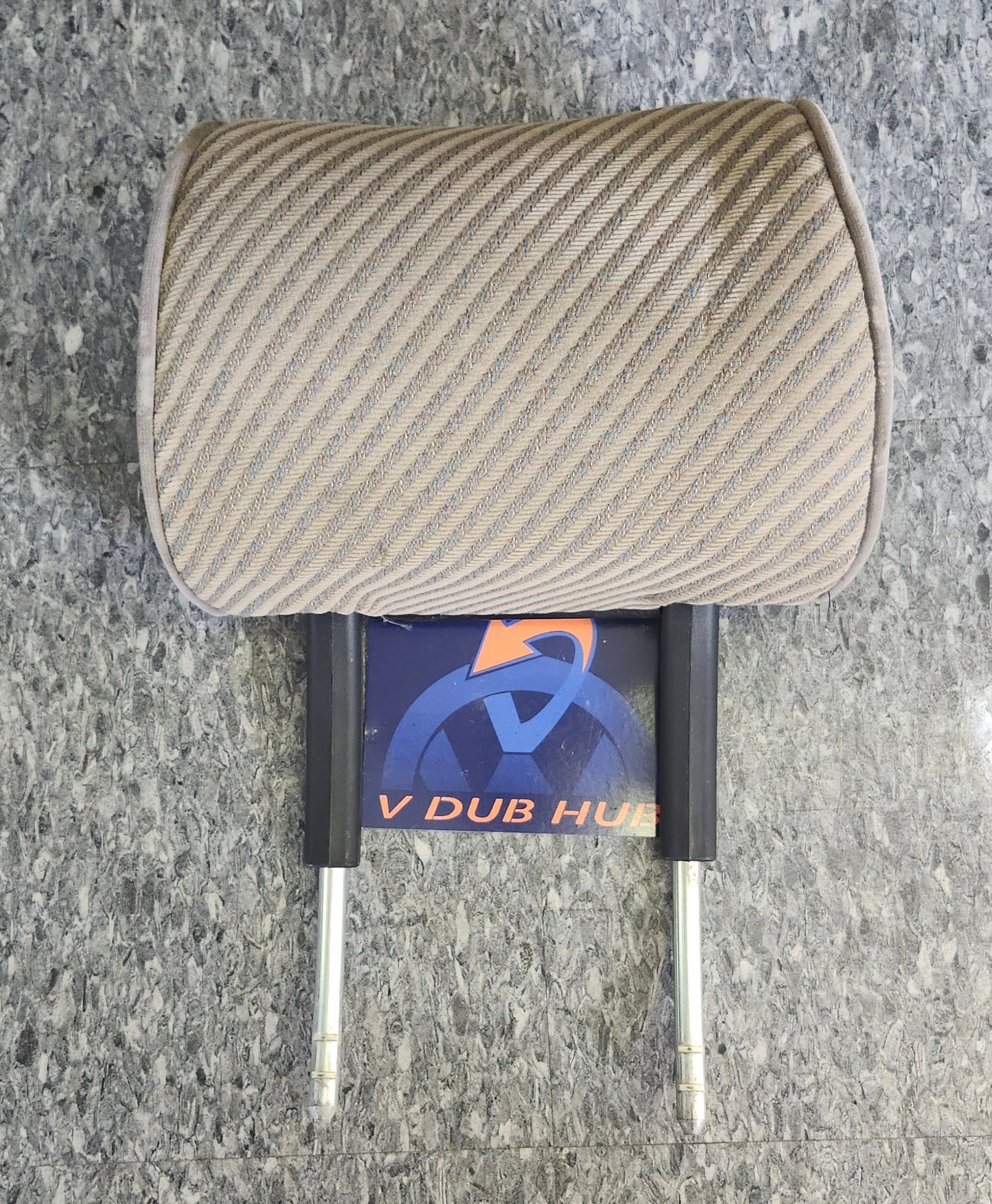 T4 Eurovan Headrest Grey striped