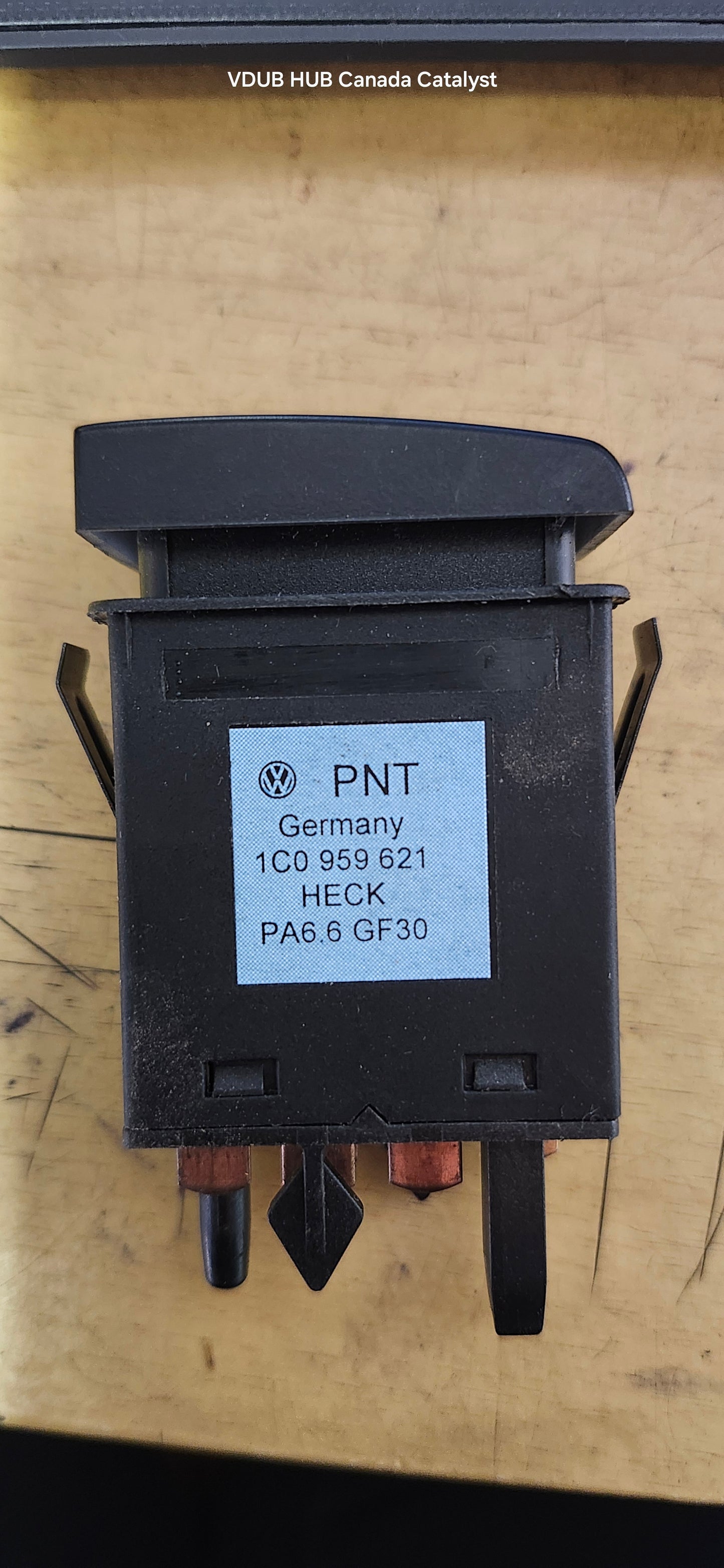 New Beetle Rear Defrost SWITCH 1C0959621