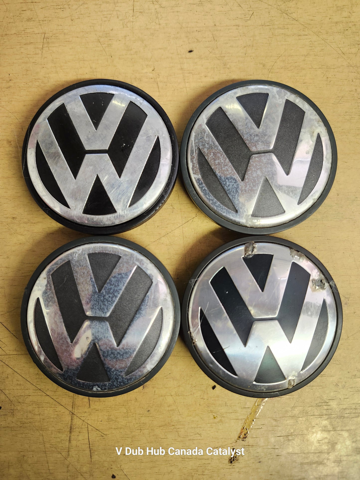 Wheel Center Cap Set 1J0601171 - patina (green)
