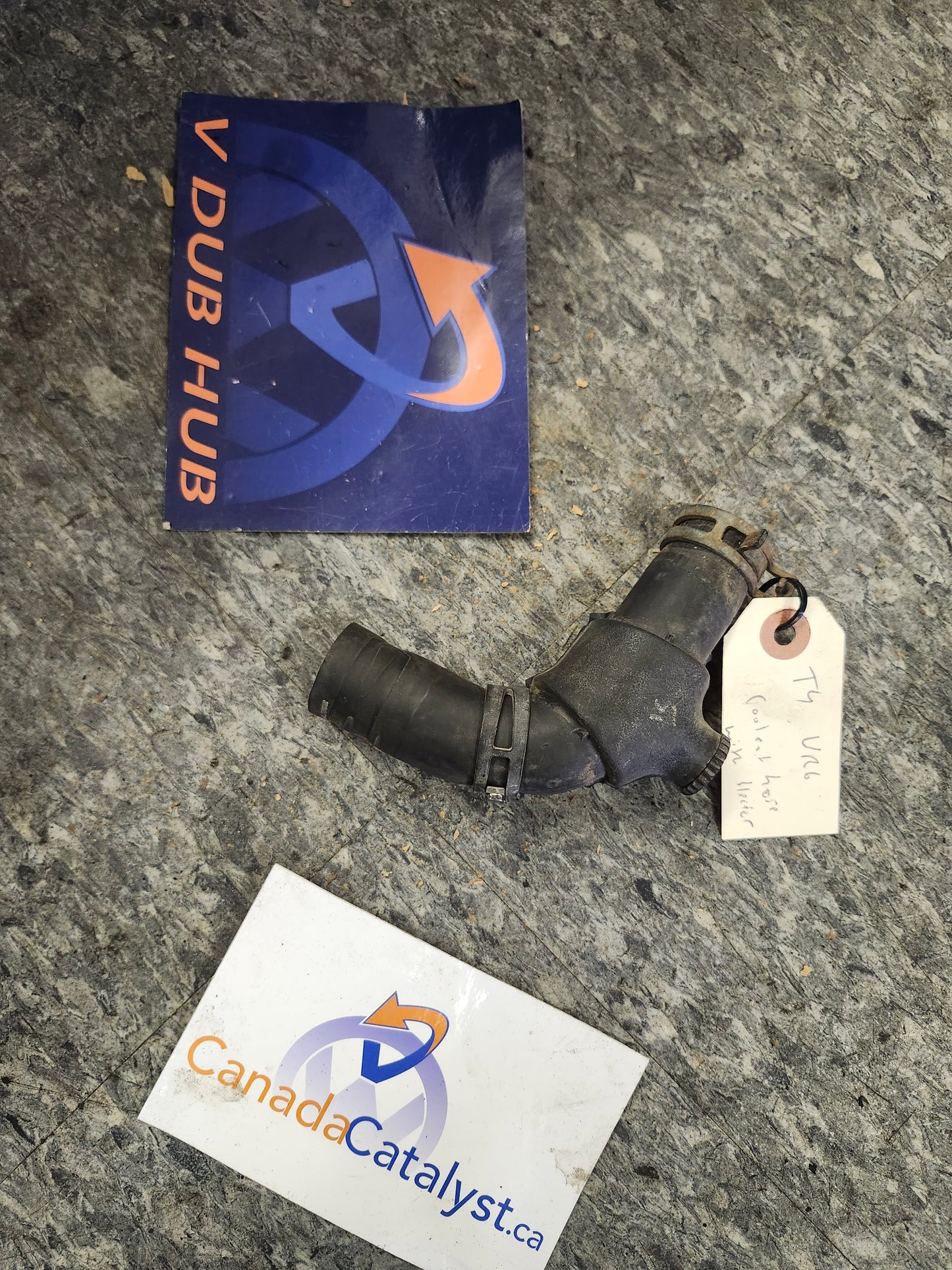Eurovan coolant hose with bleeder