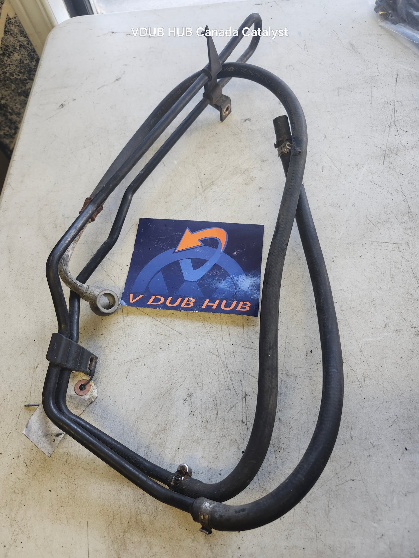 B5.5 Power Steering Return LINE 8D0422885K