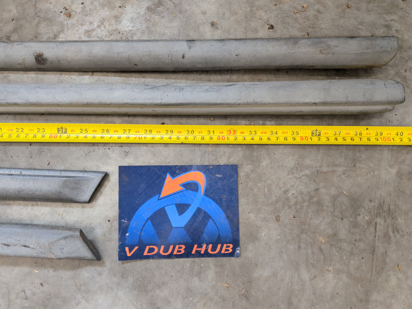 MK2 Jetta Big Bumper Door Rub STRIPS