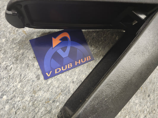 Mk4 black leather armrest lid