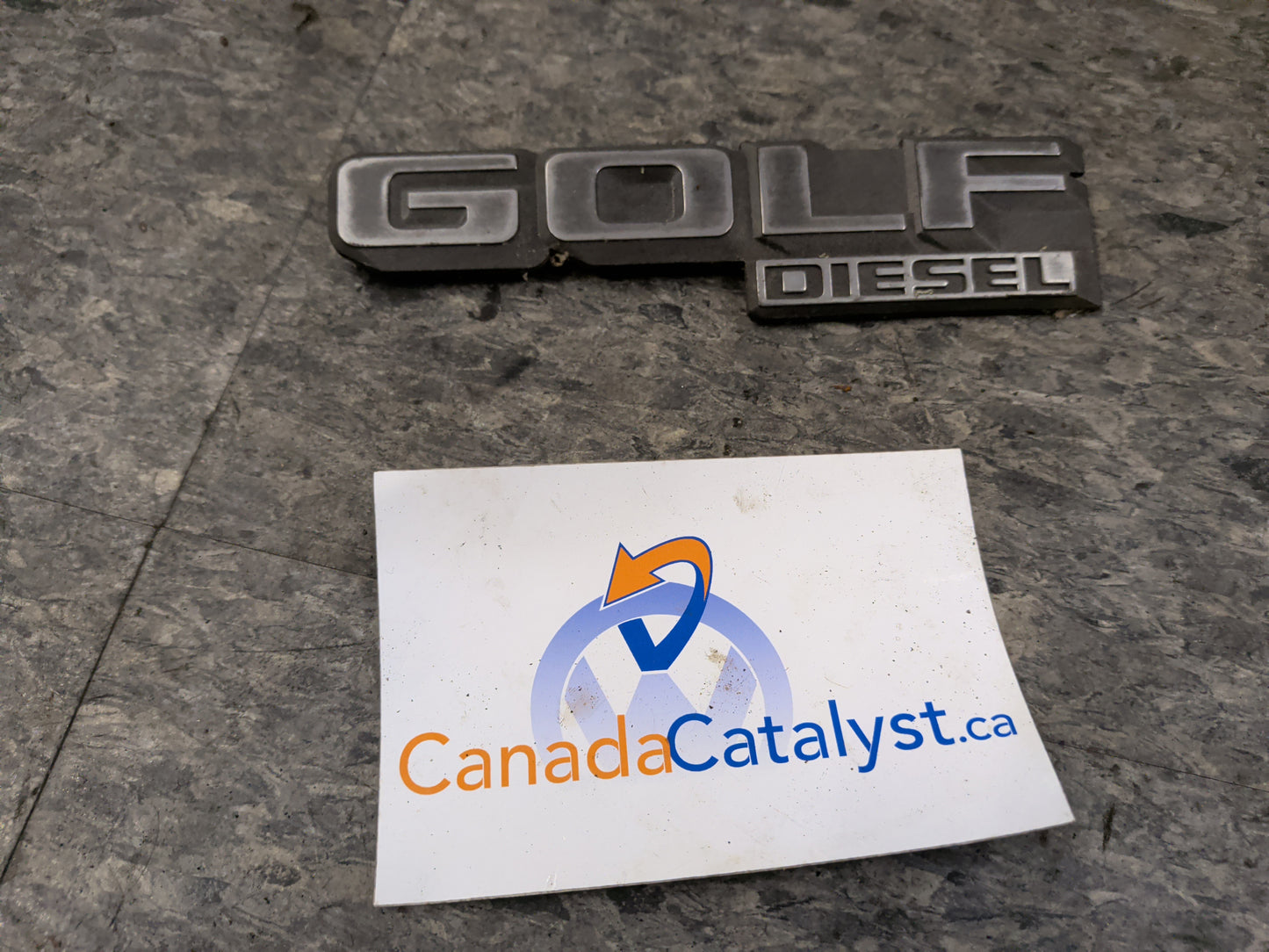 Golf diesel rear emblem 176853687AC