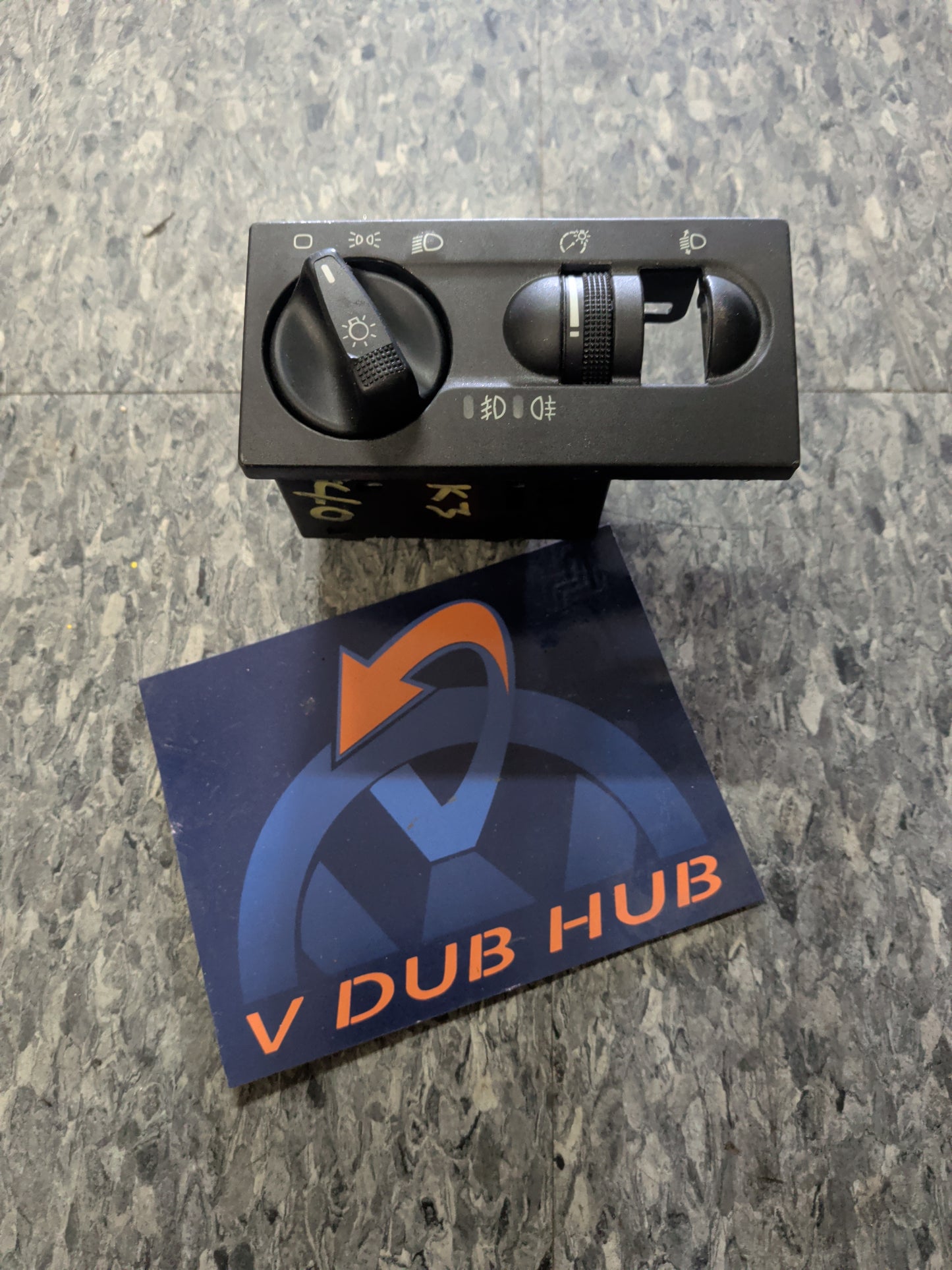 VW MK3 Golf Jetta Euro Headlight Switch with Fog Lights 56D5658B