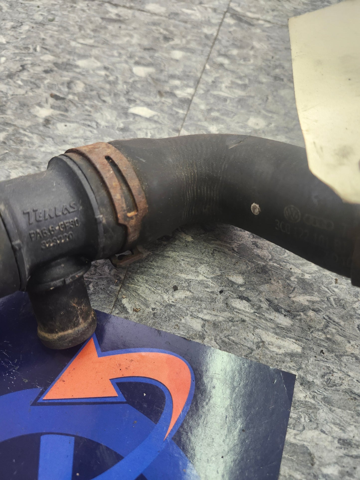 B6 2.0T Coolant Hose BPY Manual 3C0122101BJ