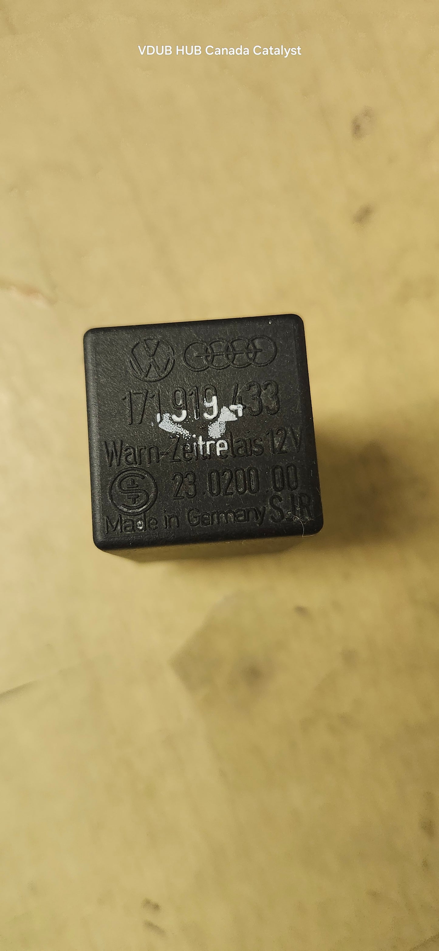 Seat Belt Warning RELAY -171919433 #4