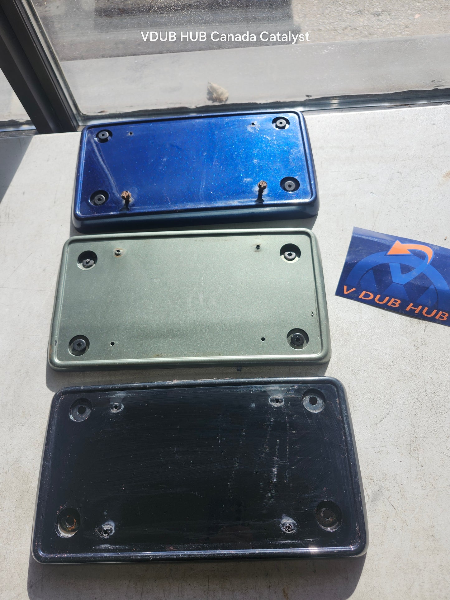 B5.5 Front License PLATE HOLDER 3B0807287B
