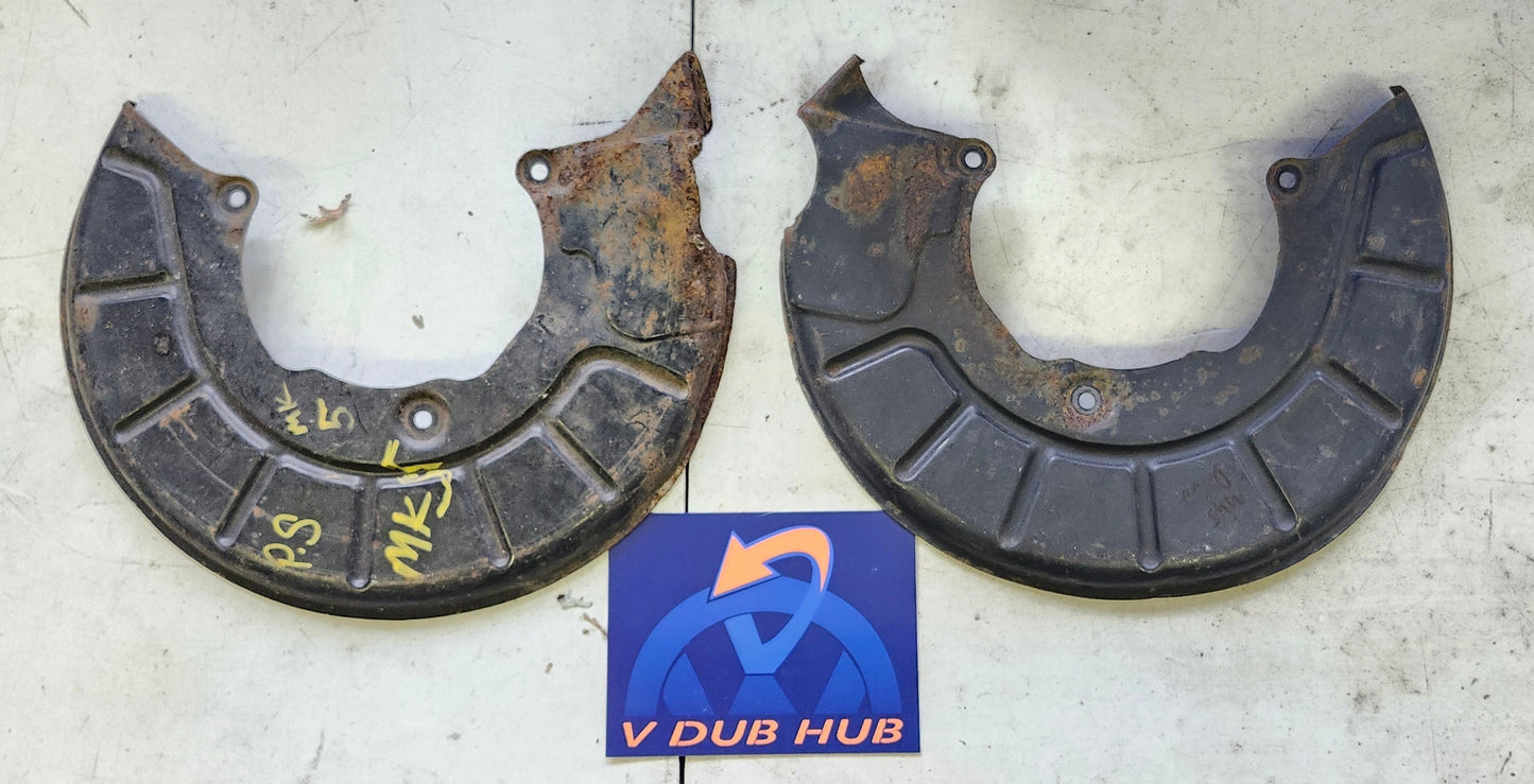 MK5 brake dust shield SET
