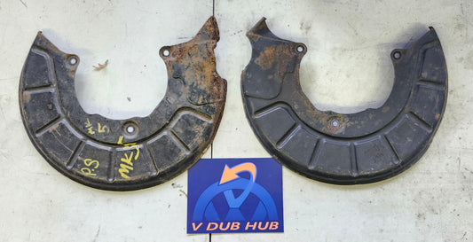 MK5 brake dust shield SET