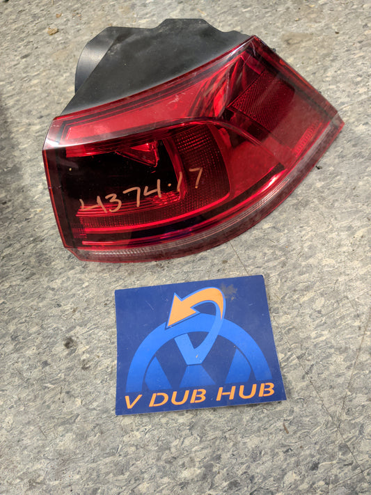 VW MK7 Golf Wagon Tail Light – passenger Side OEM 2015-2017