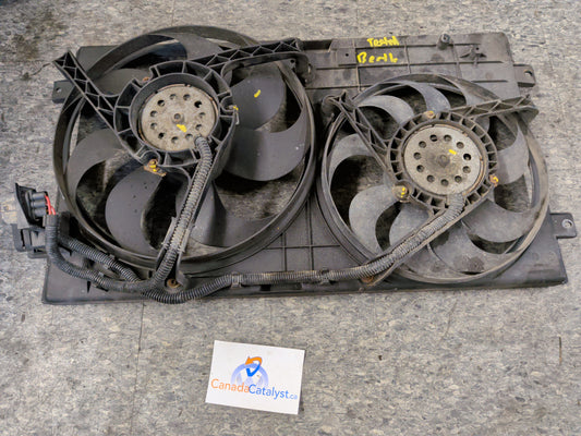 OEM VW New Beetle Dual Radiator Fan Shroud Housing 1998-2010 — 1C0121207C