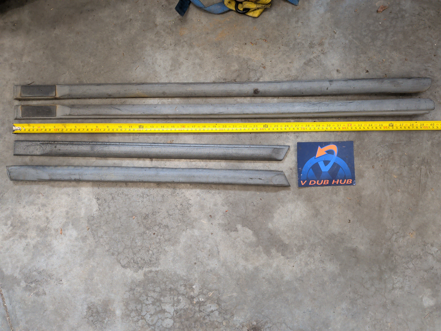 MK2 Jetta Big Bumper Door Rub STRIPS