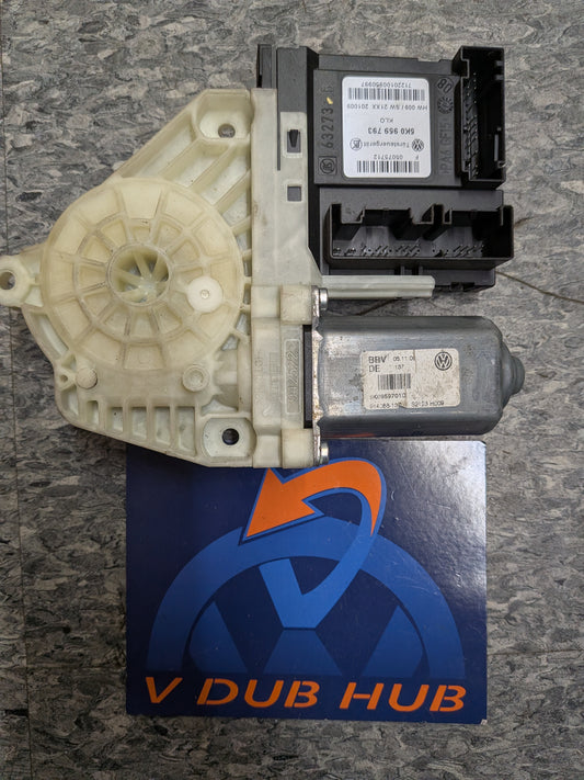 OEM Front Driver Window Motor | 5K0959701D | VW Golf MK6 GTI R SportWagen