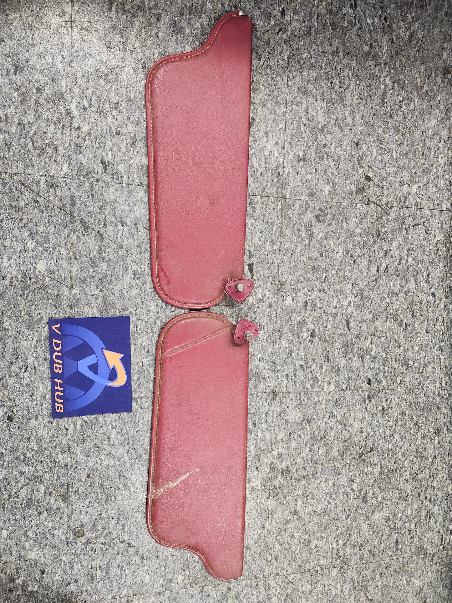Mk1 red sunvisor set