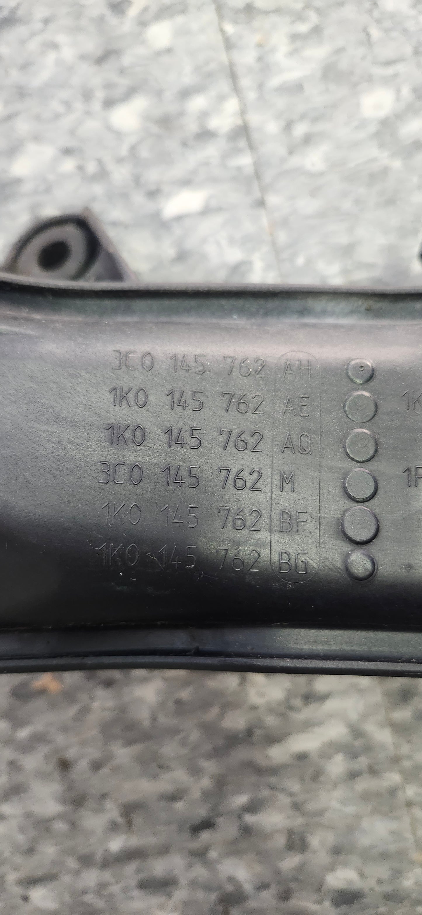 MK5 B6 Intercooler PIPE 1K0145770K with 3C0145834K hose