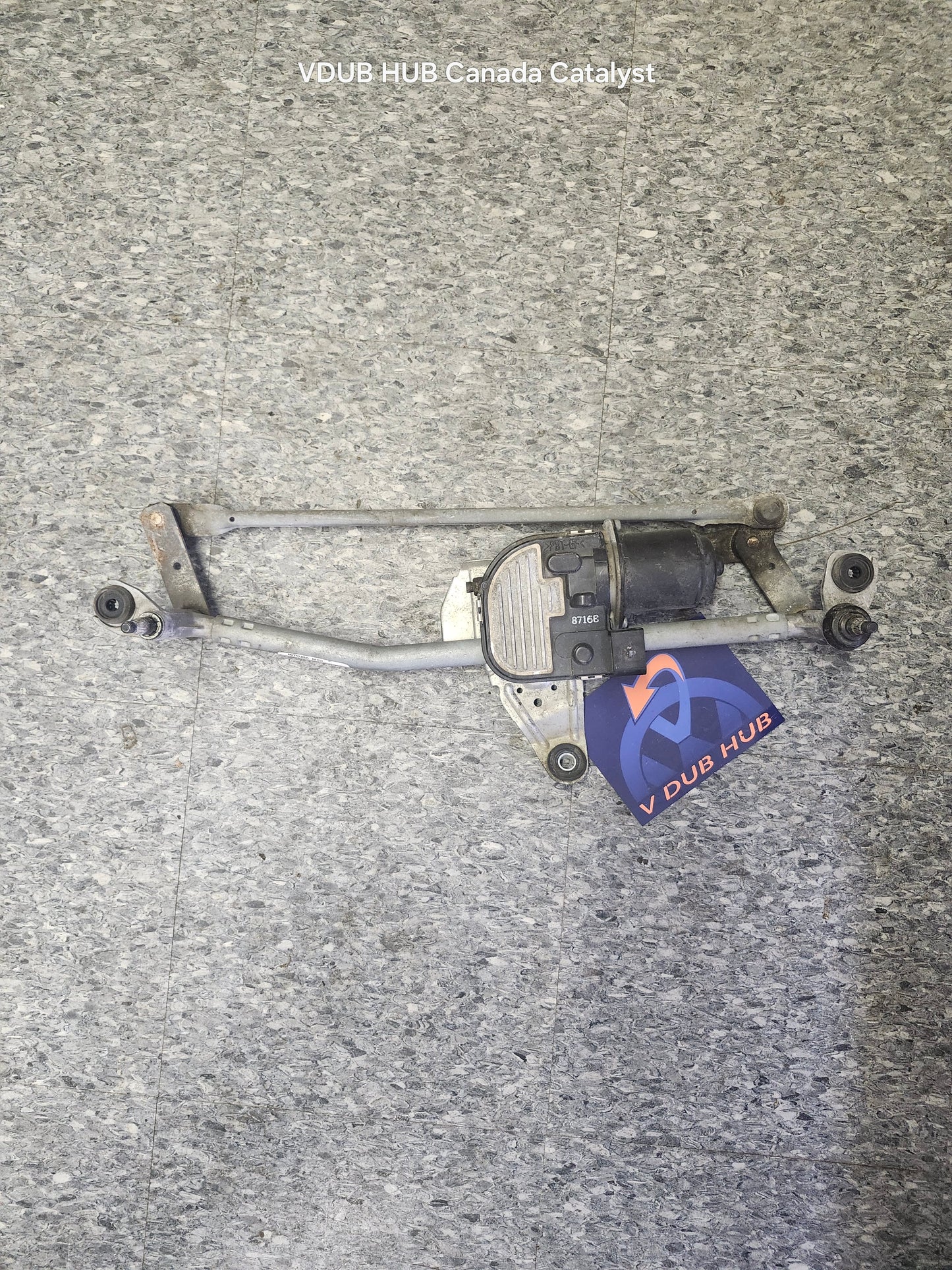 B6 PASSAT FRONT WIPER MOTOR ASSEMBLY 3C1955023E