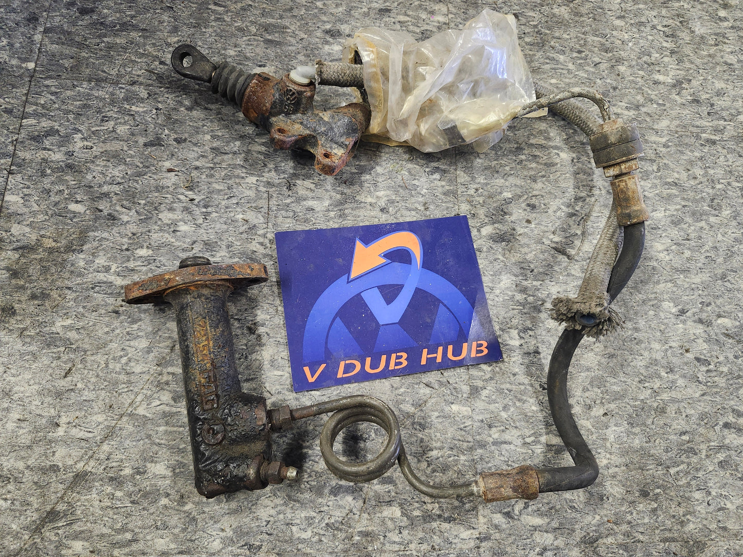 T4 eurovan clutch master, slave, line