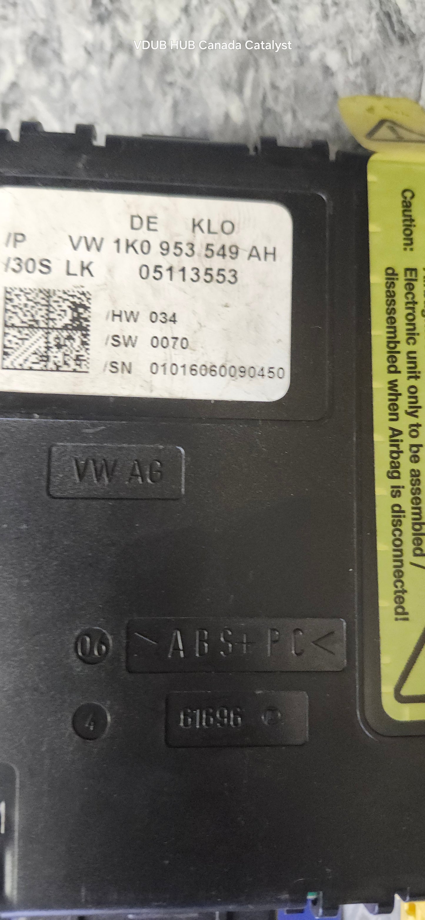 MK5 Steering MODULE 1K0953549AH