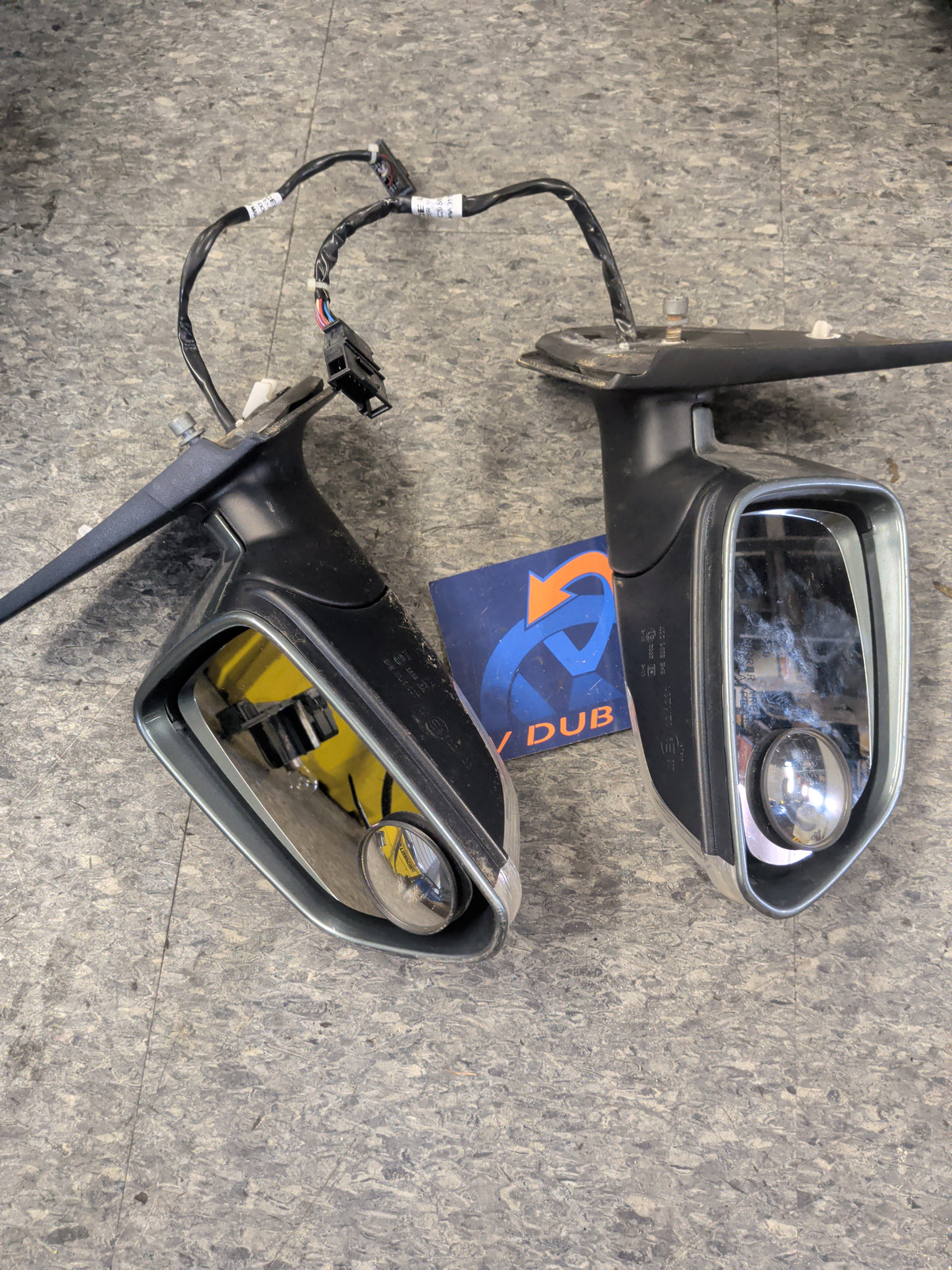 MK4 City Golf Exterior Mirror Set – LE7W with Driver LED