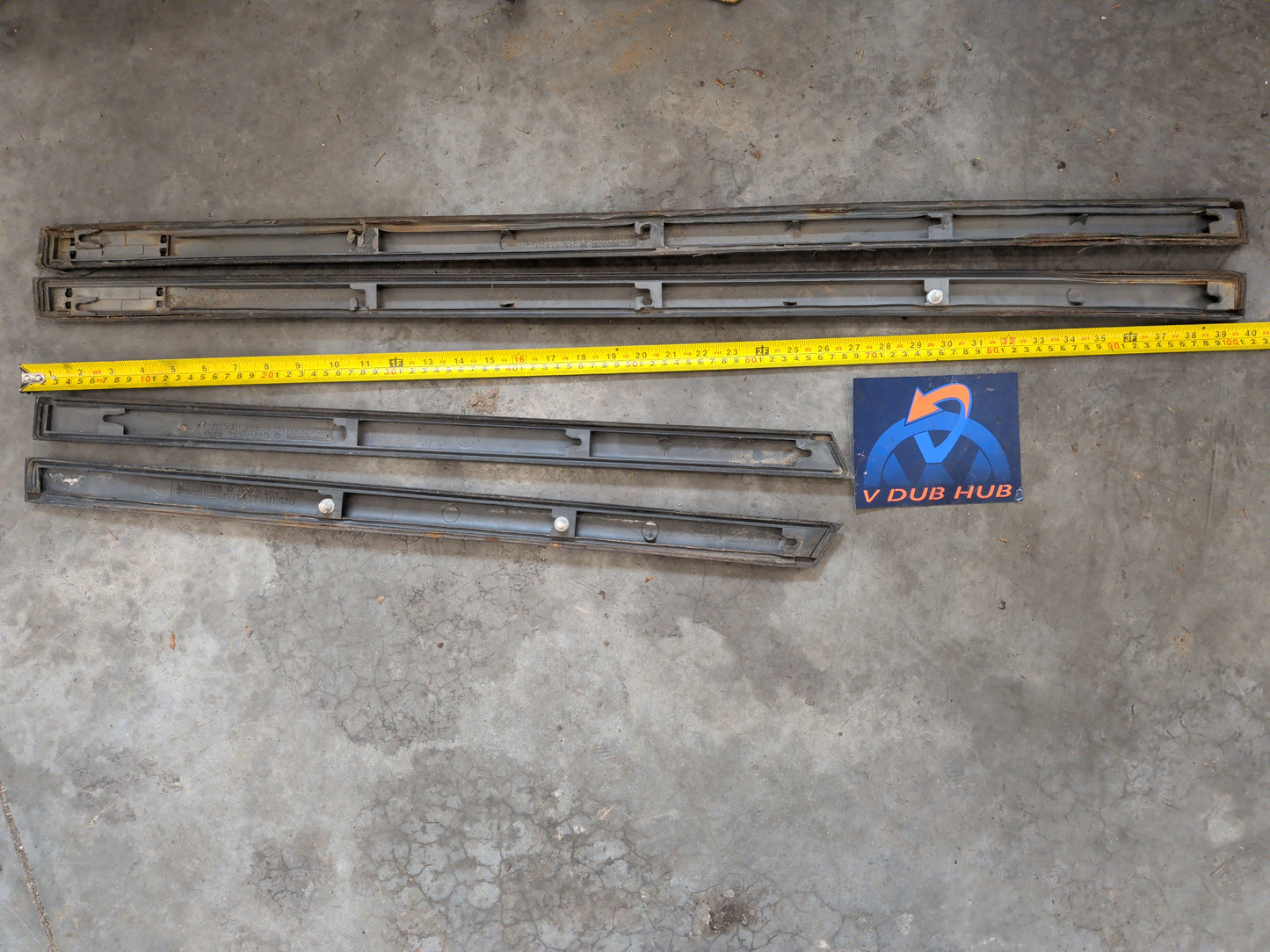 MK2 Jetta Big Bumper Door Rub STRIPS