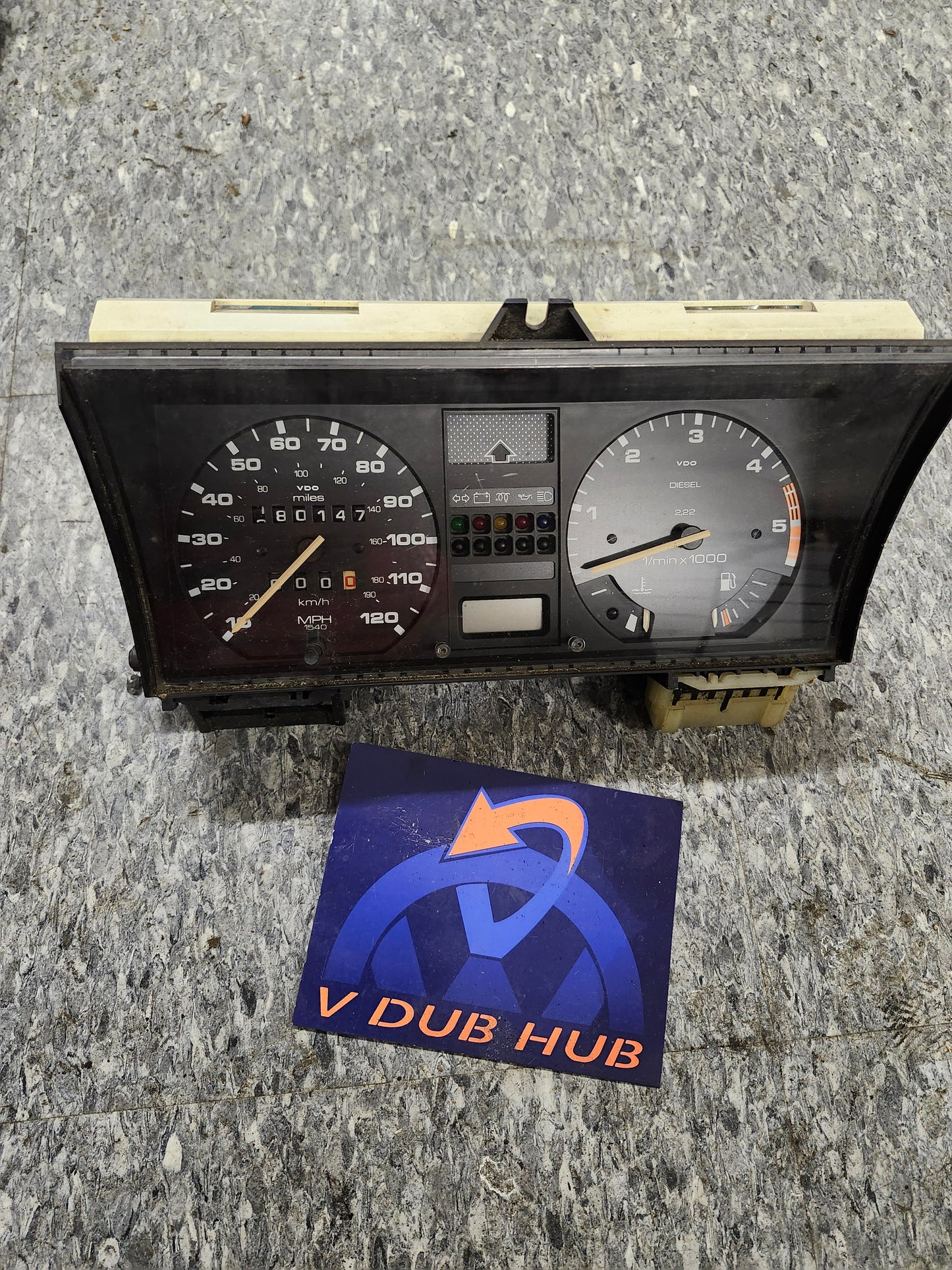 Mph Mk2 diesel cluster with tach