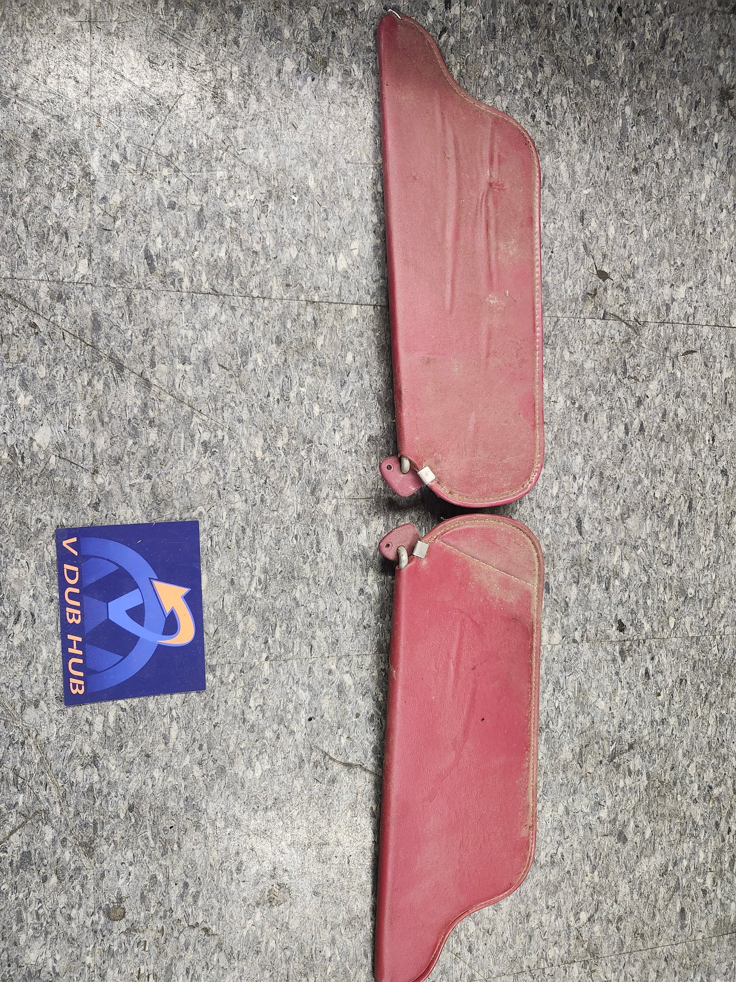 Mk1 red sunvisor set