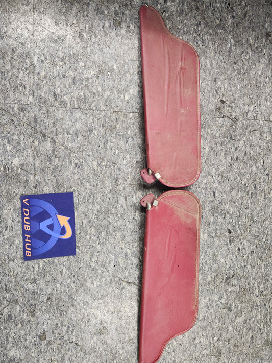 Mk1 red sunvisor set
