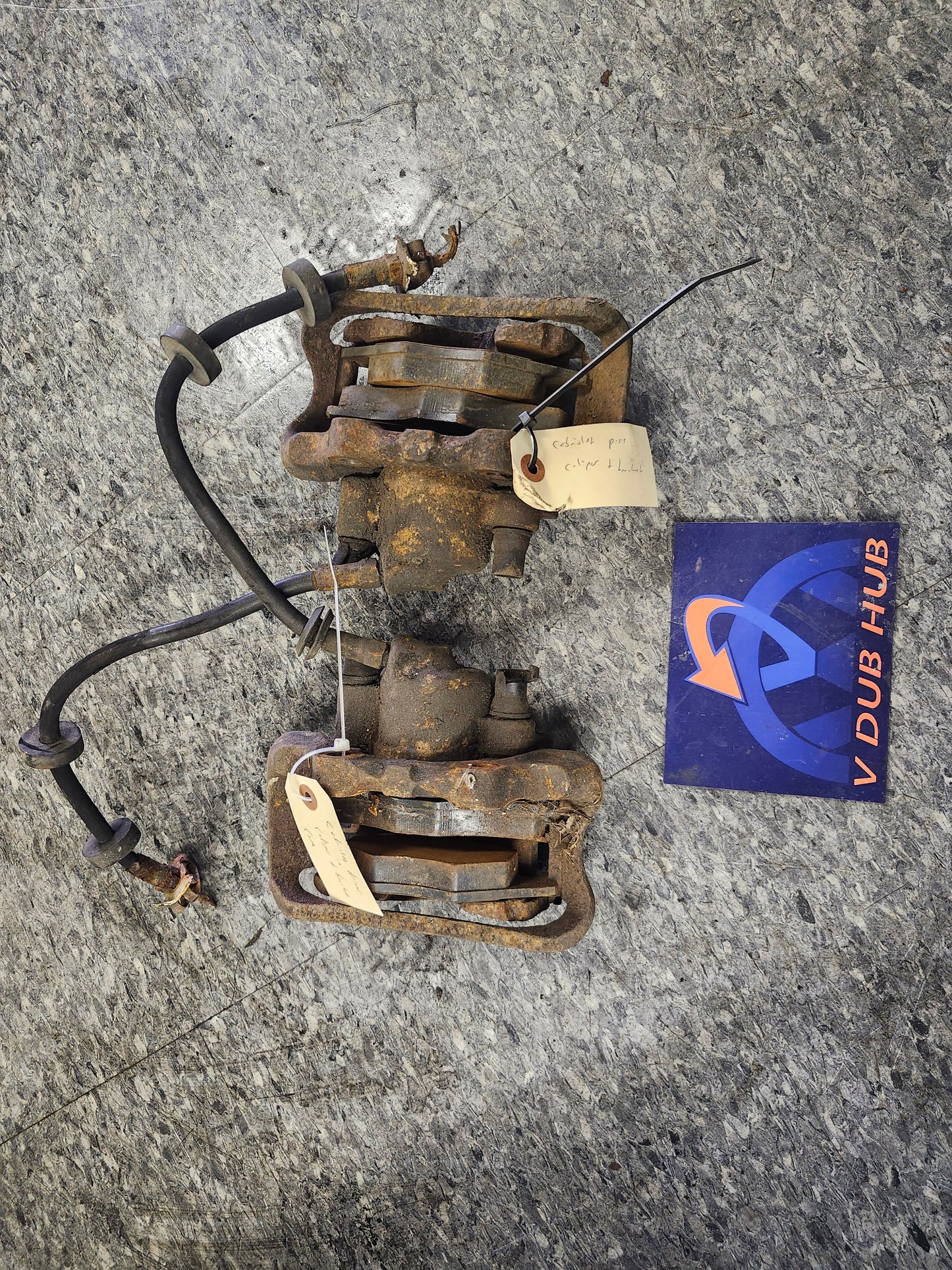 Mk1 cabriolet front calipers/ carriers