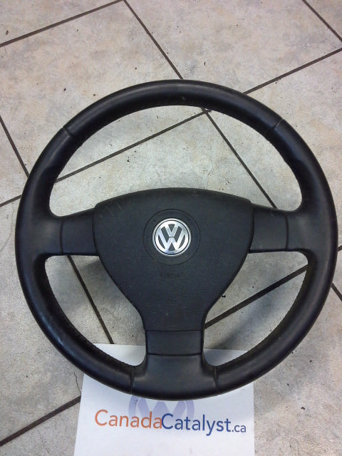 City Jetta/Golf Leather STEERING WHEEL W/Airbag