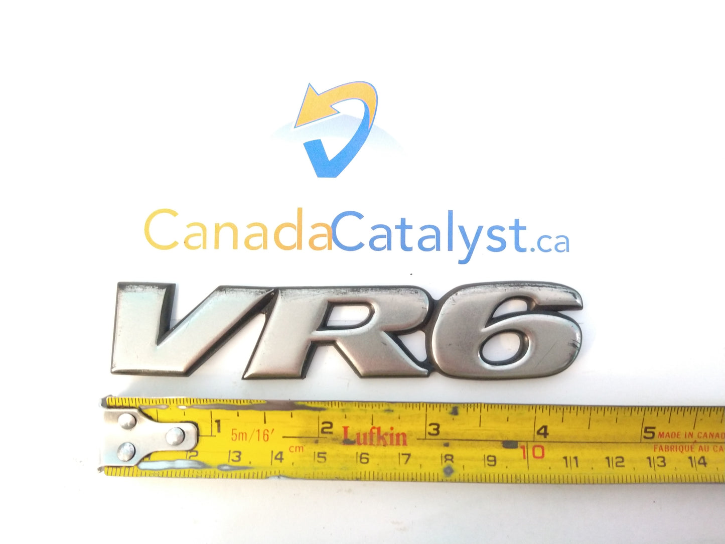 VR6 Emblem BADGE - chrome 7D0853675