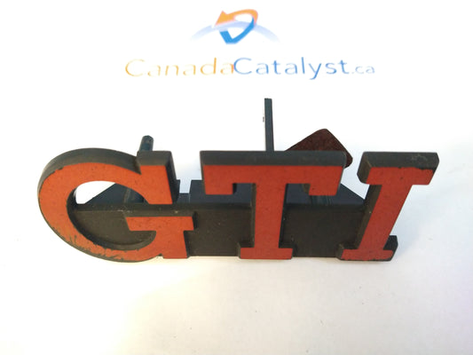 GTI Grille Emblem Badge - Red 176853679B