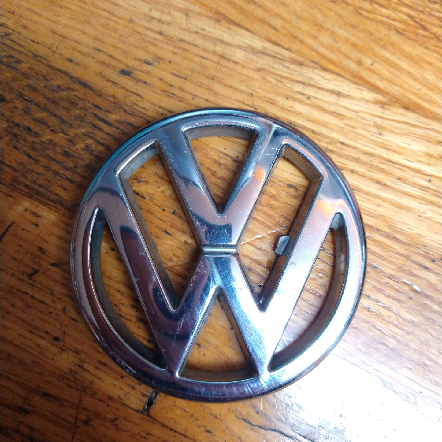 Vintage Chrome Emblem Badge