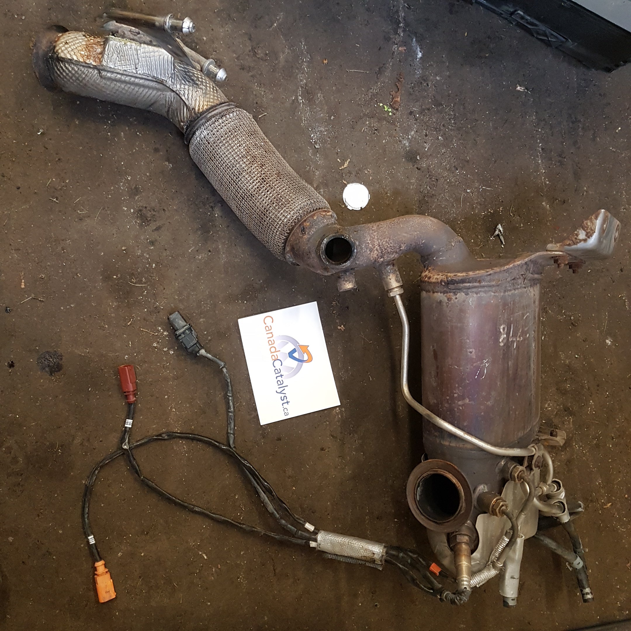 MK5 MK6 Jetta CJAA 2.0L TDI DPF Assembly V DUB HUB
