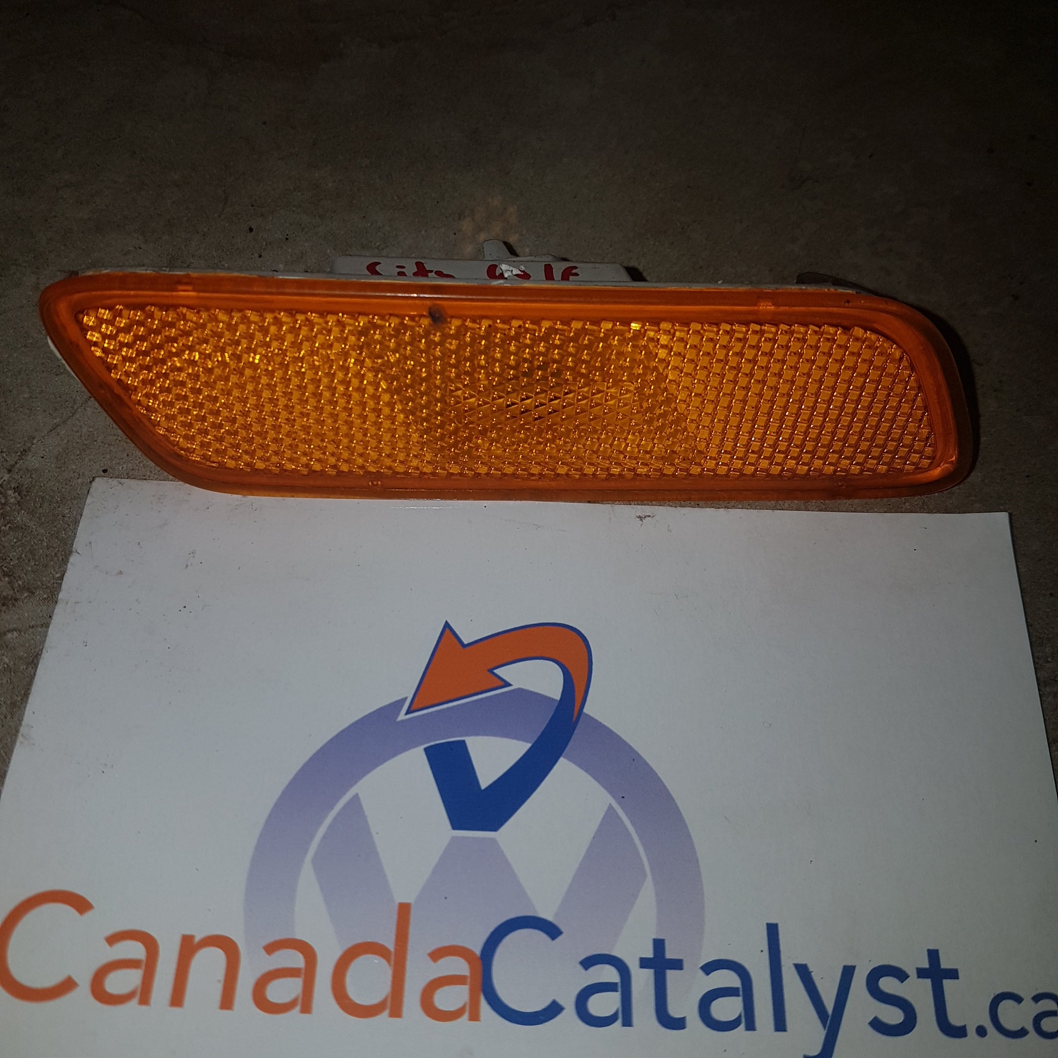 City Golf Passenger Bumper LIGHT 1JE945072 V DUB HUB