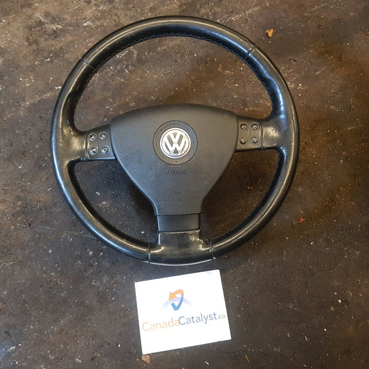 MK5 3 Spoke W/ Controls STEERING WHEEL