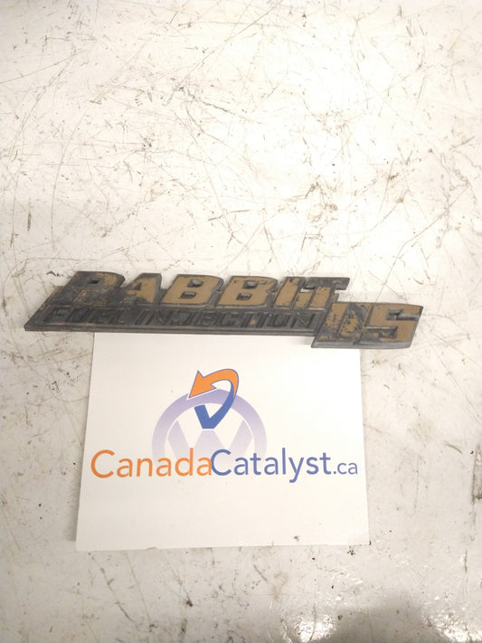 MK1 Rabbit Faded EMBLEM 175853687L