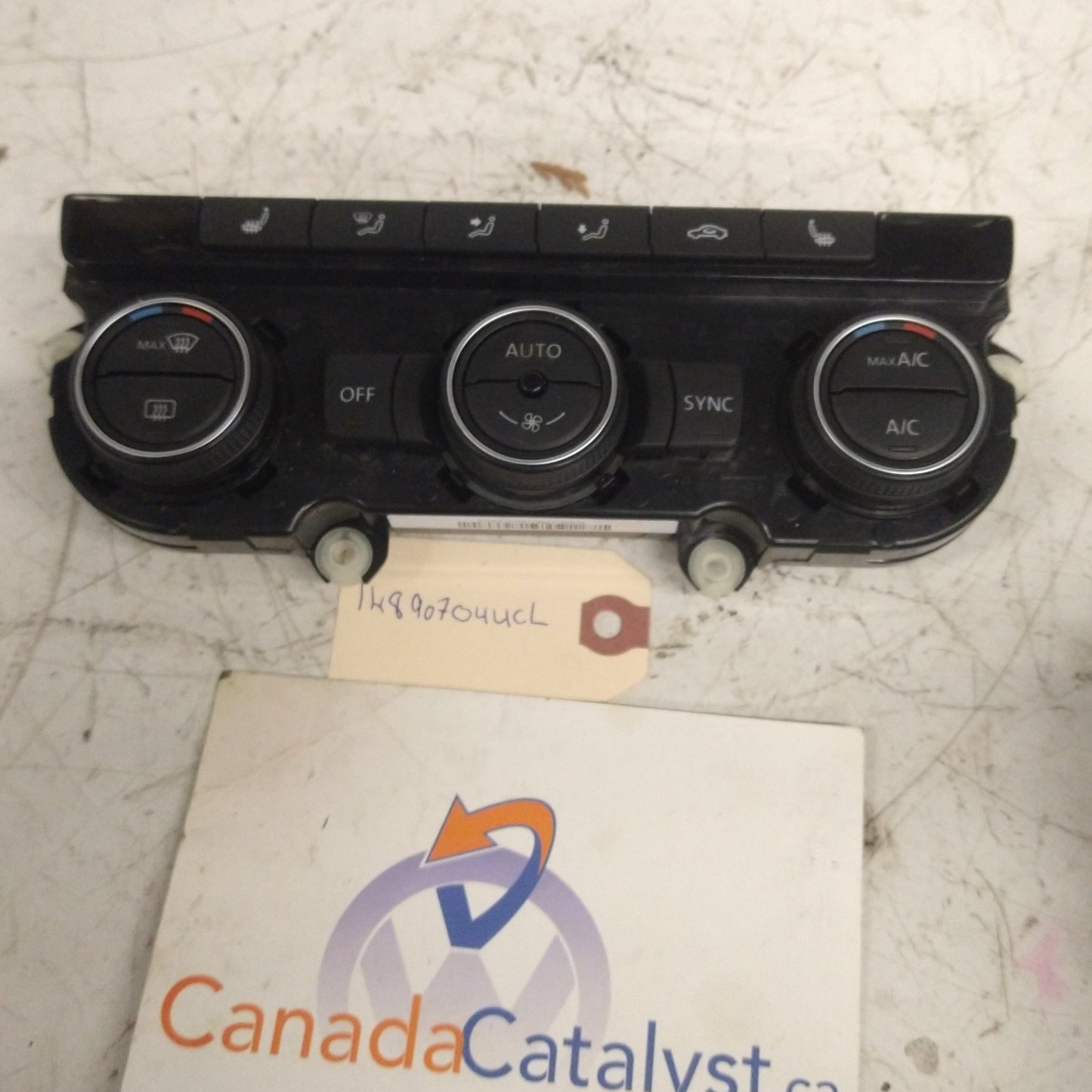 MK6.5 Jetta HVAC heater climate control DIALS 5HB013020-25