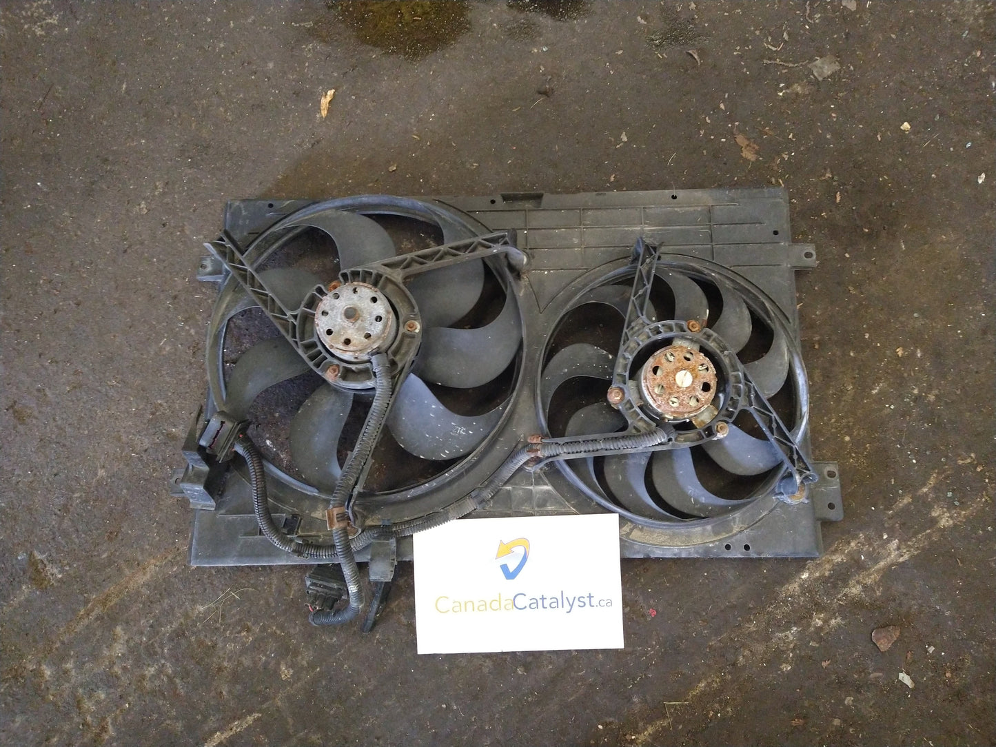 MK4 2.0L or 1.8T Gas Radiator Fans And Shroud ASSEMBLY