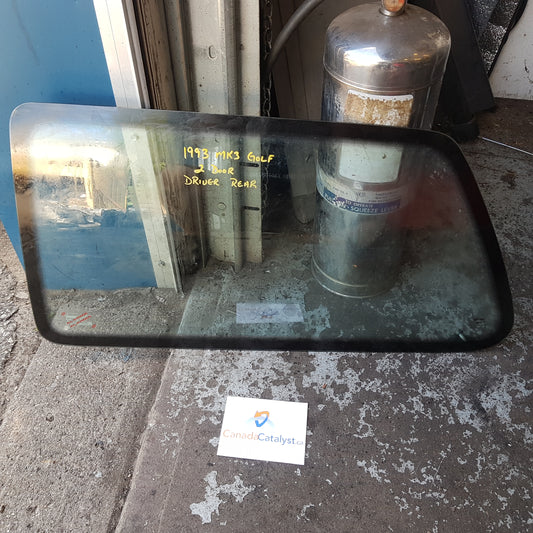 MK3 Golf/GTI 2DR Driver Quarter GLASS