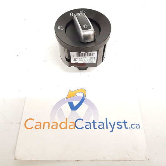 MK6 Chrome Headlight SWITCH 3C8941431G